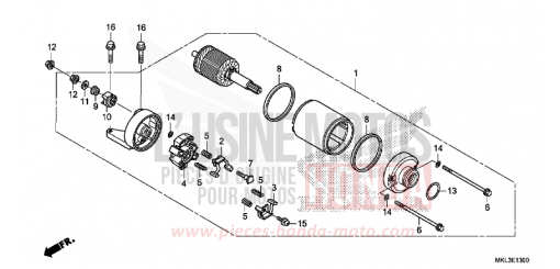 MOTEUR DE DEMARRAGE NC750XDK de 2019
